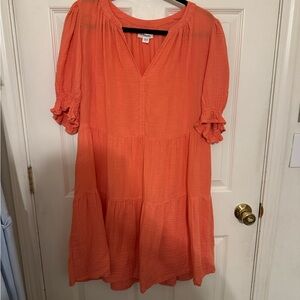 Velvet by Graham and Spencer Clarissa dress in coral